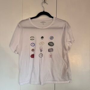 ABERCROMBIE fruit sticker tee